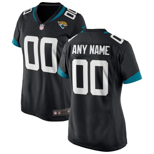 Jacksonville Jaguars Nike Women's Custom Jersey - Black Jacksonville Jaguars Nike Women's Custom Jersey - Black