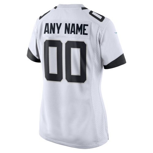 Jacksonville Jaguars Nike Women's Custom Game Jersey - White Jacksonville Jaguars Nike Women's Custom Game Jersey - White