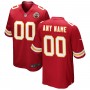 Kansas City Chiefs Nike Custom Game Jersey - Red Kansas City Chiefs Nike Custom Game Jersey - Red