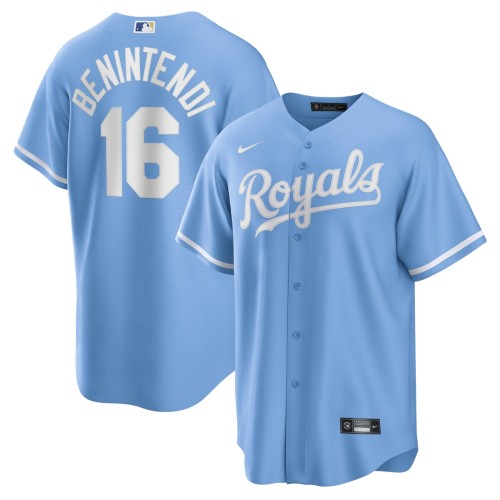 Andrew Benintendi Kansas City Royals Nike Alternate Replica Player Jersey - Light Blue Andrew Benintendi Kansas City Royals Nike Alternate Replica Player Jersey - Light Blue