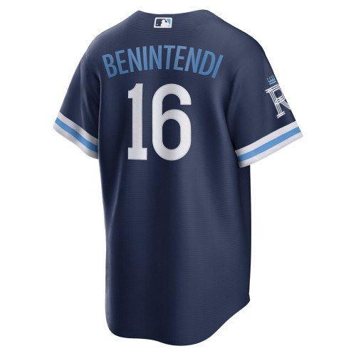 Andrew Benintendi Kansas City Royals Nike 2022 City Connect Replica Player Jersey - Navy Andrew Benintendi Kansas City Royals Nike 2022 City Connect Replica Player Jersey - Navy