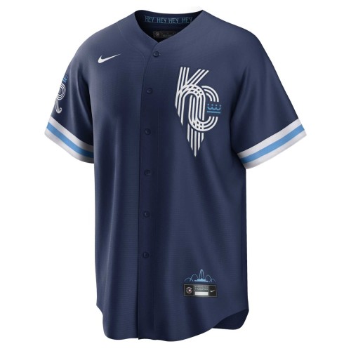 Bo Jackson Kansas City Royals Nike 2022 City Connect Replica Player Jersey - Navy Bo Jackson Kansas City Royals Nike 2022 City Connect Replica Player Jersey - Navy