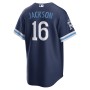 Bo Jackson Kansas City Royals Nike 2022 City Connect Replica Player Jersey - Navy Bo Jackson Kansas City Royals Nike 2022 City Connect Replica Player Jersey - Navy