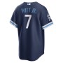 Bobby Witt Jr. Kansas City Royals Nike 2022 City Connect Replica Player Jersey - Navy Bobby Witt Jr. Kansas City Royals Nike 2022 City Connect Replica Player Jersey - Navy