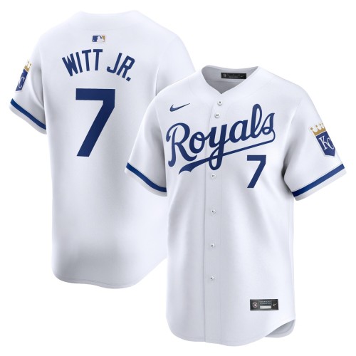 Bobby Witt Jr. Kansas City Royals Nike Home Limited Player Jersey - White Bobby Witt Jr. Kansas City Royals Nike Home Limited Player Jersey - White