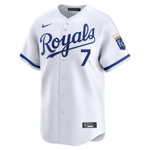 Bobby Witt Jr. Kansas City Royals Nike Home Limited Player Jersey - White Bobby Witt Jr. Kansas City Royals Nike Home Limited Player Jersey - White