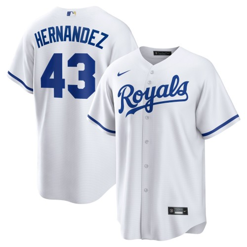 Carlos Hernández Kansas City Royals Nike Home Replica Player Jersey - White Carlos Hernández Kansas City Royals Nike Home Replica Player Jersey - White