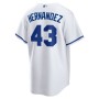 Carlos Hernández Kansas City Royals Nike Home Replica Player Jersey - White Carlos Hernández Kansas City Royals Nike Home Replica Player Jersey - White