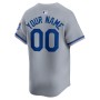 Kansas City Royals Nike Away Limited Custom Jersey - Gray Kansas City Royals Nike Away Limited Custom Jersey - Gray
