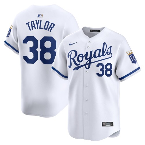 Josh Taylor Kansas City Royals Nike Home Limited Player Jersey - White Josh Taylor Kansas City Royals Nike Home Limited Player Jersey - White