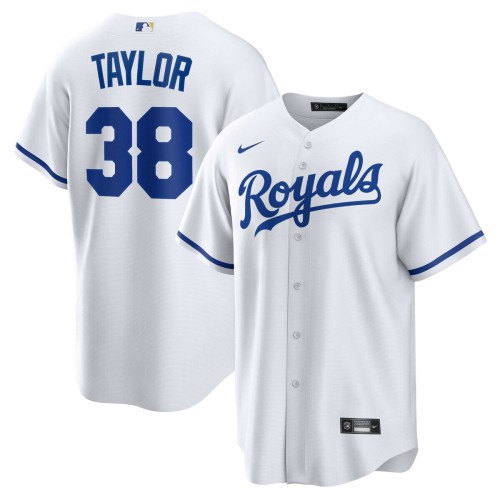 Josh Taylor Kansas City Royals Nike Home Replica Player Jersey - White Josh Taylor Kansas City Royals Nike Home Replica Player Jersey - White