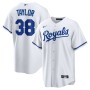 Josh Taylor Kansas City Royals Nike Home Replica Player Jersey - White Josh Taylor Kansas City Royals Nike Home Replica Player Jersey - White
