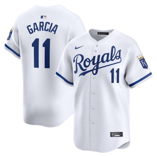 Maikel Garcia Kansas City Royals Nike Home Limited Player Jersey - White Maikel Garcia Kansas City Royals Nike Home Limited Player Jersey - White