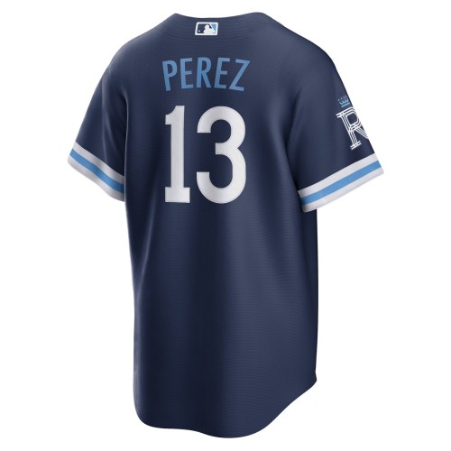Salvador Perez Kansas City Royals Nike 2022 City Connect Replica Player Jersey - Navy Salvador Perez Kansas City Royals Nike 2022 City Connect Replica Player Jersey - Navy