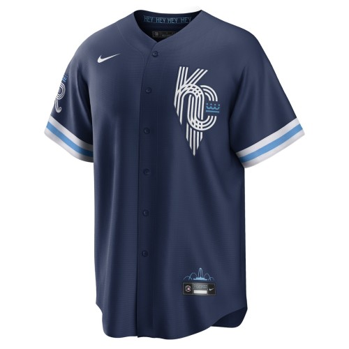 Whit Merrifield Kansas City Royals Nike 2022 City Connect Replica Player Jersey - Navy Whit Merrifield Kansas City Royals Nike 2022 City Connect Replica Player Jersey - Navy