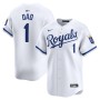 Kansas City Royals Nike #1 Dad Home Limited Jersey - White Kansas City Royals Nike #1 Dad Home Limited Jersey - White