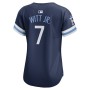 Bobby Witt Jr. Kansas City Royals Nike Women's City Connect Limited Player Jersey - Navy Bobby Witt Jr. Kansas City Royals Nike Women's City Connect Limited Player Jersey - Navy