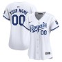 Kansas City Royals Nike Women's Home Limited Custom Jersey - White Kansas City Royals Nike Women's Home Limited Custom Jersey - White