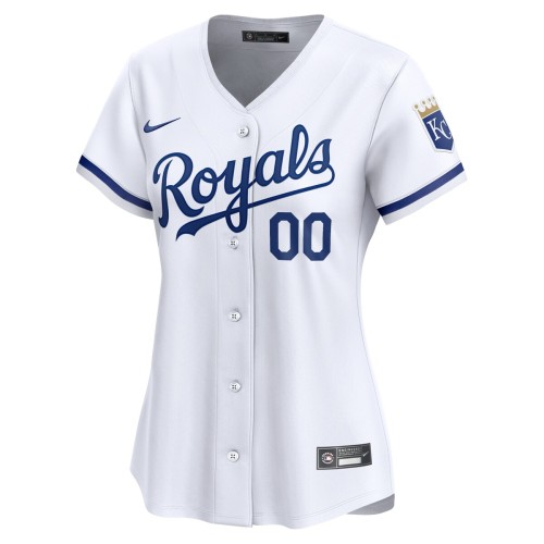 Kansas City Royals Nike Women's Home Limited Custom Jersey - White Kansas City Royals Nike Women's Home Limited Custom Jersey - White