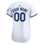 Kansas City Royals Nike Women's Home Limited Custom Jersey - White Kansas City Royals Nike Women's Home Limited Custom Jersey - White