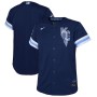Kansas City Royals Nike Youth 2022 City Connect Replica Jersey - Navy Kansas City Royals Nike Youth 2022 City Connect Replica Jersey - Navy