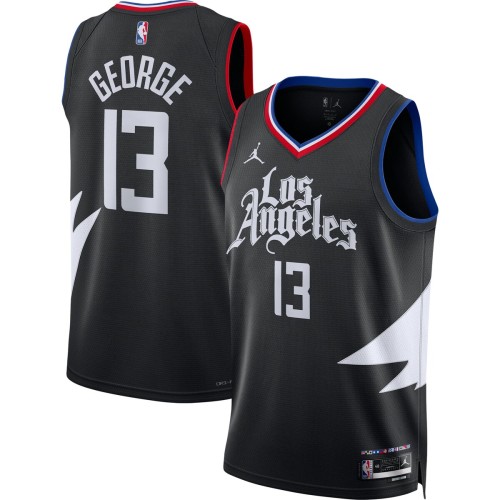 Paul George LA Clippers Jordan Brand 2022/23 Statement Edition Swingman Jersey - Black Paul George LA Clippers Jordan Brand 2022/23 Statement Edition Swingman Jersey - Black