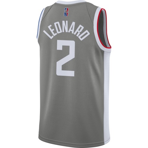Kawhi Leonard LA Clippers Nike 2020/21 Swingman Player Jersey Gray - Earned Edition Kawhi Leonard LA Clippers Nike 2020/21 Swingman Player Jersey Gray - Earned Edition