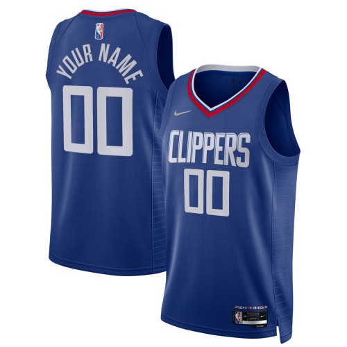 LA Clippers Nike 2021/22 Diamond Swingman Custom Jersey - Icon Edition - Royal LA Clippers Nike 2021/22 Diamond Swingman Custom Jersey - Icon Edition - Royal