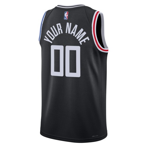 LA Clippers Nike Unisex 2022/23 Swingman Custom Jersey - City Edition - Black LA Clippers Nike Unisex 2022/23 Swingman Custom Jersey - City Edition - Black