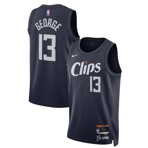 Paul George LA Clippers Nike Unisex 2023/24 Swingman Jersey - Navy - City Edition Paul George LA Clippers Nike Unisex 2023/24 Swingman Jersey - Navy - City Edition