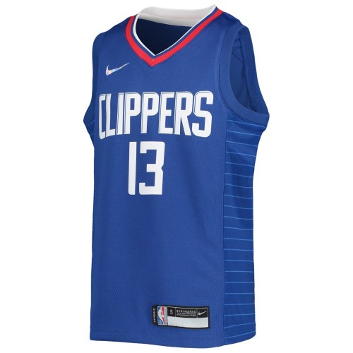 Paul George LA Clippers Nike Youth 2021/22 Diamond Swingman Jersey - Icon Edition - Royal Paul George LA Clippers Nike Youth 2021/22 Diamond Swingman Jersey - Icon Edition - Royal