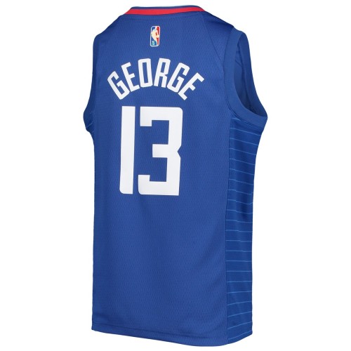Paul George LA Clippers Nike Youth 2021/22 Diamond Swingman Jersey - Icon Edition - Royal Paul George LA Clippers Nike Youth 2021/22 Diamond Swingman Jersey - Icon Edition - Royal