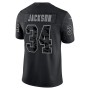 Bo Jackson Las Vegas Raiders Nike Retired Player RFLCTV Limited Jersey - Black Bo Jackson Las Vegas Raiders Nike Retired Player RFLCTV Limited Jersey - Black