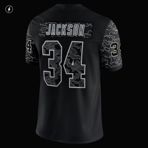 Bo Jackson Las Vegas Raiders Nike Retired Player RFLCTV Limited Jersey - Black Bo Jackson Las Vegas Raiders Nike Retired Player RFLCTV Limited Jersey - Black