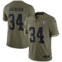 Bo Jackson Las Vegas Raiders 2022 Salute To Service Retired Player Limited Jersey - Olive Bo Jackson Las Vegas Raiders 2022 Salute To Service Retired Player Limited Jersey - Olive