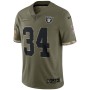 Bo Jackson Las Vegas Raiders 2022 Salute To Service Retired Player Limited Jersey - Olive Bo Jackson Las Vegas Raiders 2022 Salute To Service Retired Player Limited Jersey - Olive