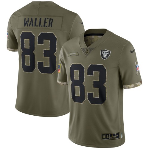 Darren Waller Las Vegas Raiders Nike 2022 Salute To Service Limited Jersey - Olive Darren Waller Las Vegas Raiders Nike 2022 Salute To Service Limited Jersey - Olive