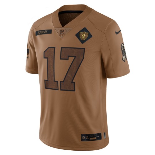Davante Adams Las Vegas Raiders Nike 2023 Salute To Service Limited Jersey - Brown Davante Adams Las Vegas Raiders Nike 2023 Salute To Service Limited Jersey - Brown