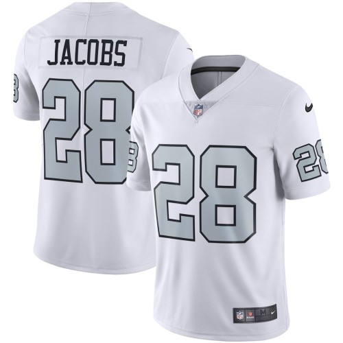 Josh Jacobs Las Vegas Raiders Nike Vapor Untouchable Color Rush Limited Player Jersey - White Josh Jacobs Las Vegas Raiders Nike Vapor Untouchable Color Rush Limited Player Jersey - White