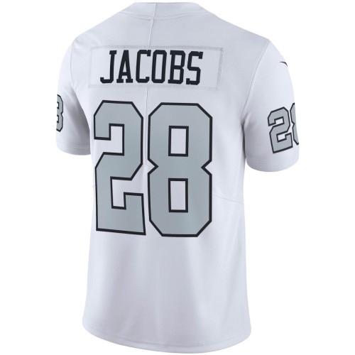 Josh Jacobs Las Vegas Raiders Nike Vapor Untouchable Color Rush Limited Player Jersey - White Josh Jacobs Las Vegas Raiders Nike Vapor Untouchable Color Rush Limited Player Jersey - White