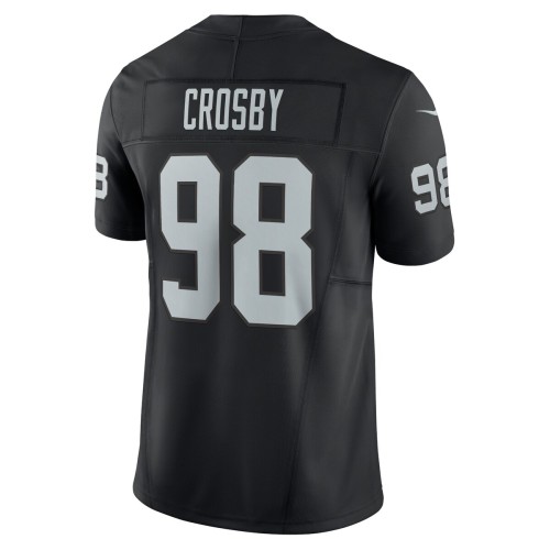 Maxx Crosby Las Vegas Raiders Nike Vapor F.U.S.E. Limited Jersey - Black Maxx Crosby Las Vegas Raiders Nike Vapor F.U.S.E. Limited Jersey - Black