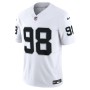 Maxx Crosby Las Vegas Raiders Nike Vapor F.U.S.E. Limited Jersey - White Maxx Crosby Las Vegas Raiders Nike Vapor F.U.S.E. Limited Jersey - White