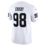 Maxx Crosby Las Vegas Raiders Nike Vapor F.U.S.E. Limited Jersey - White Maxx Crosby Las Vegas Raiders Nike Vapor F.U.S.E. Limited Jersey - White