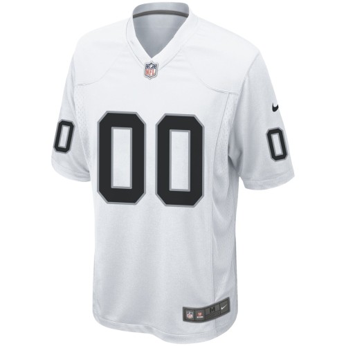 Las Vegas Raiders Nike Custom Game Jersey - White Las Vegas Raiders Nike Custom Game Jersey - White