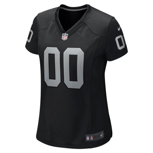 Las Vegas Raiders Nike Women's Custom Game Jersey - Black Las Vegas Raiders Nike Women's Custom Game Jersey - Black