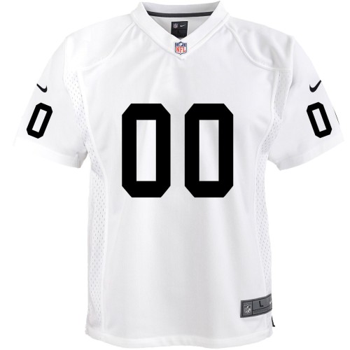 Las Vegas Raiders Nike Youth Team Custom Game Jersey - White Las Vegas Raiders Nike Youth Team Custom Game Jersey - White