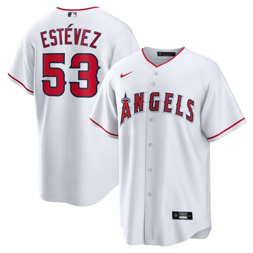 Carlos Estévez Los Angeles Angels Nike Home Replica Player Jersey - White Carlos Estévez Los Angeles Angels Nike Home Replica Player Jersey - White