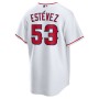 Carlos Estévez Los Angeles Angels Nike Home Replica Player Jersey - White Carlos Estévez Los Angeles Angels Nike Home Replica Player Jersey - White