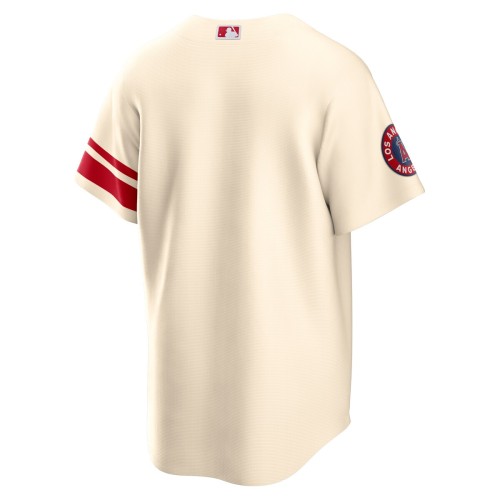 Los Angeles Angels Nike 2022 City Connect Replica Team Jersey - Cream Los Angeles Angels Nike 2022 City Connect Replica Team Jersey - Cream