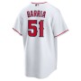 Jaime Barría Los Angeles Angels Nike Home Replica Player Jersey - White Jaime Barría Los Angeles Angels Nike Home Replica Player Jersey - White